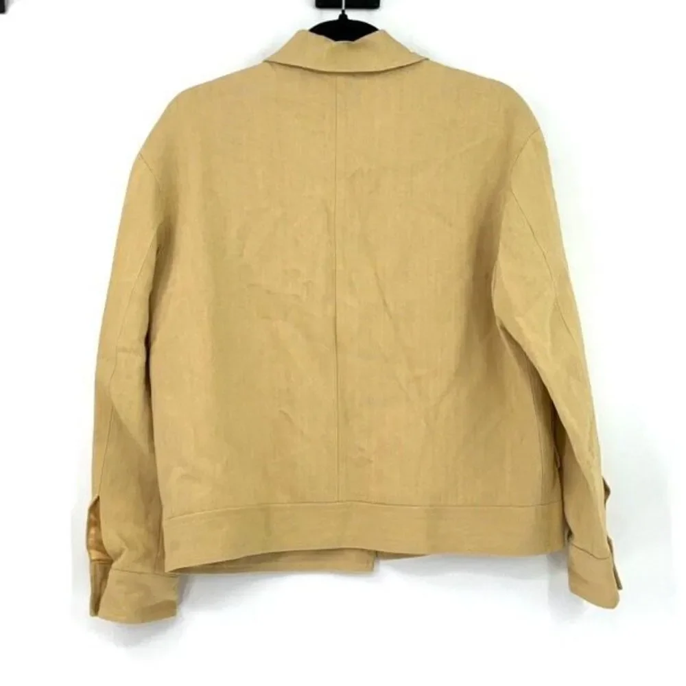Zara beige button